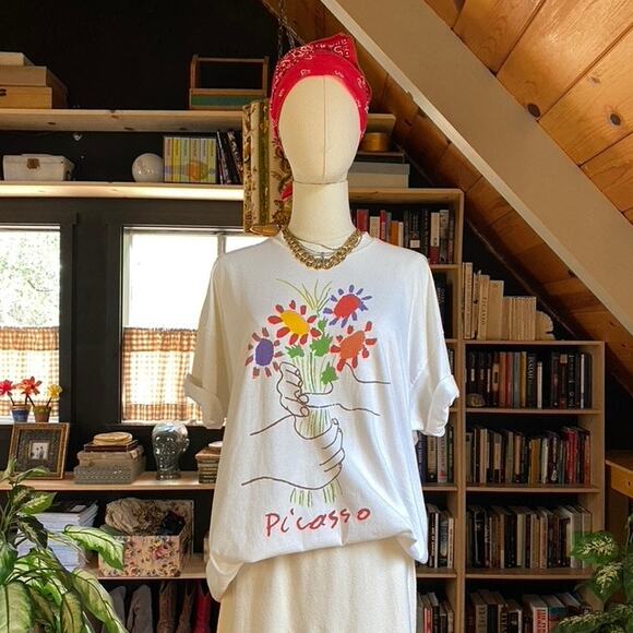 Picasso Shirt Single Stitch Vintage - Picture 1 of 10